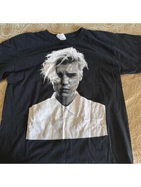 Justin Bieber Purpose Tour T Shirt Black M